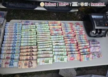 Decomisan más de 2 millones de pesos en efectivo en Durango