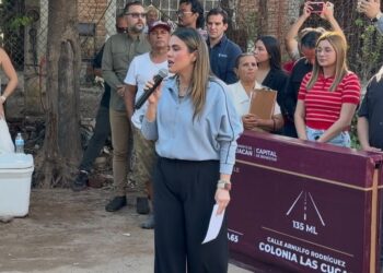 Después de casi 80 años de espera, Ramos Villarreal hace posible la pavimentación en la colonia Las Cucas