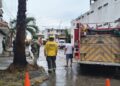 Fuga de gas LP en pipa moviliza a cuerpos de emergencia en la colonia Loma Linda