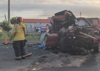Se registra esta mañana un fatal choque en “La Costera” dejando tres muertos y dos heridos graves
