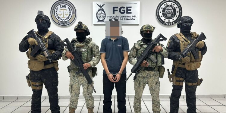 Fiscalía de Sinaloa, a través de UNESA, aprehende a probable responsable de homicidio calificado en grado de tentativa