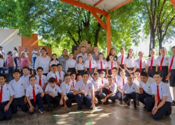 Alcalde de Badiraguato arranca inicio del ciclo escolar 2026-2027