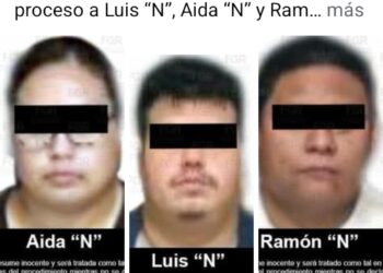 Por los delitos de secuestro agravado, tráfico de personas y delincuencia organizada FGR lleva a proceso a tres personas