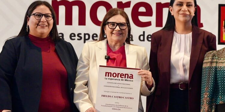 Imelda Castro va por la paz de Sinaloa; asume coordinación de Morena rumbo a 2027
