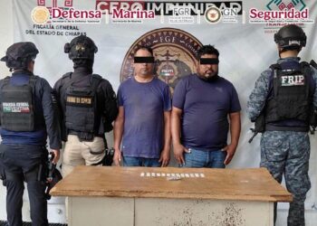 Autoridades detienen a 57 personas y aseguran más de 5 mil dosis de drogas en Chiapas