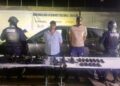 En Culiacán, el Grupo Interinstitucional detuvo a dos civiles que, presuntamente, acababan de despojar un vehículo; estaban armados