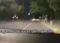Apagaron luminarias del Malecón y lo subieron a TikTok; Ayuntamiento analiza sanción
