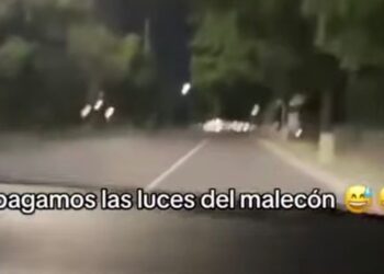 Apagaron luminarias del Malecón y lo subieron a TikTok; Ayuntamiento analiza sanción