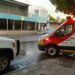Muere madre de familia tras recibir descarga eléctrica afuera de primaria en Culiacán