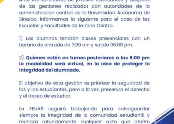UAS ajusta horarios tras asesinato de estudiante; alumnos llaman a paro y exigen mayor seguridad