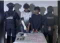 El Grupo Interinstitucional detuvo a dos civiles armados y presunta droga, en Mazatlán; uno es menor de edad