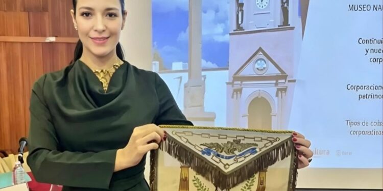 “Vanessa Galindo hace historia en el Museo Nacional de Antropología con investigación sobre la masonería en el Noroeste”