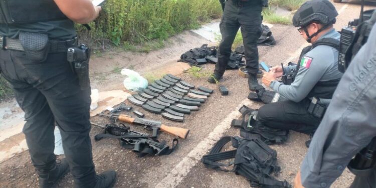 Detienen a cuatro tras ataque a elementos federales en Culiacán; aseguran armas y más de 500 cartuchos