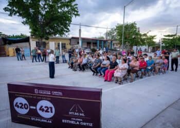 De la promesa a los hechos; Ayuntamiento lleva nuevas pavimentaciones a la Esthela Ortiz