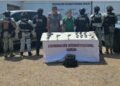 Tras repeler agresión, el Grupo Interinstitucional detiene en Elota a 2 civiles con armas de fuego y municiones