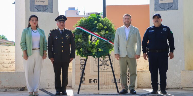 José Paz López Honra a los Niños Héroes de Chapultepec con un emotivo homenaje en la alcaldía de Badiraguato