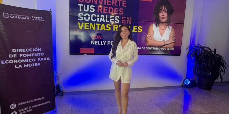 Nelly Peña capacita a emprendedores de Culiacán para impulsar sus negocios a través de redes sociales