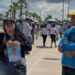 Buscadoras llevan reclamo hasta visita de Sheinbaum en Culiacán: exigen búsquedas y resultados