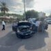Tres personas resultan lesionadas en choque entre patrulla y automóvil en Las Cañadas