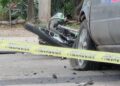 Muere joven motociclista en choque de frente sobre la carretera Culiacancito-La Palma