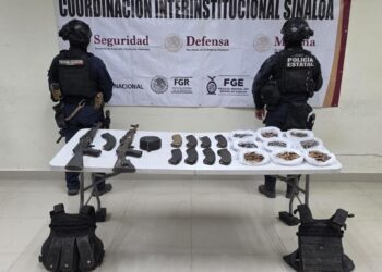 En Concordia, el Grupo Interinstitucional asegura armamento y equipo táctico