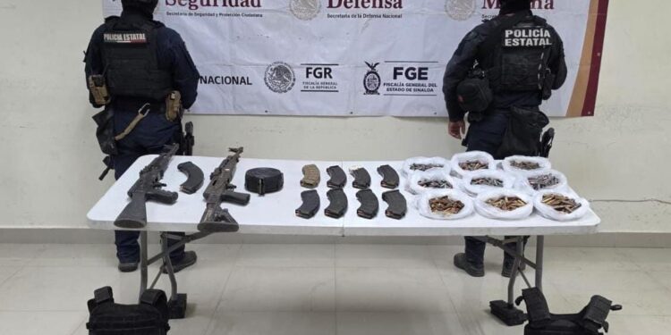 En Concordia, el Grupo Interinstitucional asegura armamento y equipo táctico
