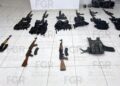 Vinculan a proceso a 9 personas detenidas con armas, cartuchos y cargadores en El Rosario