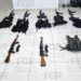 Vinculan a proceso a 9 personas detenidas con armas, cartuchos y cargadores en El Rosario