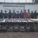 Un arsenal y equipo táctico les aseguraron a los 11 integrantes de “Los Chapitos”, detenidos por el GOES en Escuinapa