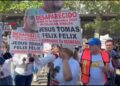 “También queremos ser escuchadas”: madre de desaparecido reclama micrófono al cierre de marcha por la paz