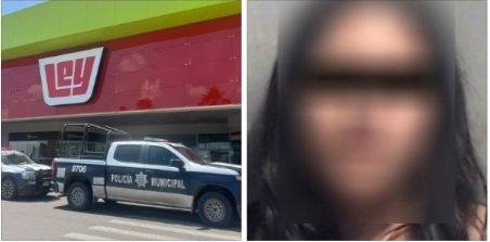 Policías de la SSPyTM detienen a mujer tras reporte de tentativa de robo en comercio