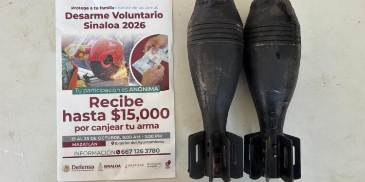Desarme Voluntario terminó su etapa en Mazatlán; el lunes continúa en Navolato