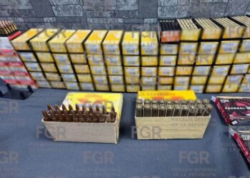 FGR obtiene vinculación a proceso en contra de una persona detenida junto con armas de fuego, cargadores y cartuchos