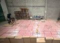 FGR lleva a proceso a tres personas luego de desmantelar centro clandestino de producción y distribución de cigarros apócrifos en Huixquilucan