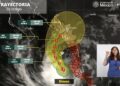 Huracán Simón mantiene categoría 3 y podría dirigirse hacia Sinaloa; prevén posible impacto el miércoles