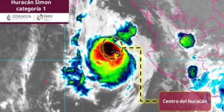 Simón cambia nuevamente de rumbo y mantiene en alerta a Sinaloa; siete municipios siguen sin clases