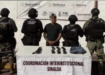 En una operación coordinada fue detenido Jesús Abraham N (a) “El Talibán” de “Los Chapitos” y una célula delictiva del “Cártel del Pacífico”