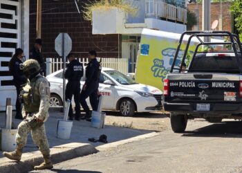 Atacan a balazos una vivienda en la colonia Laureles Pinos, en Culiacán