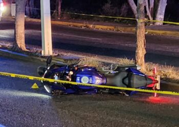 Fallece otro elemento de la Policía Estatal Preventiva en accidente de motocicleta en Culiacán