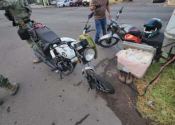 Repartidor de tortillas resulta herido tras chocar en motocicleta en el sector Barrancos
