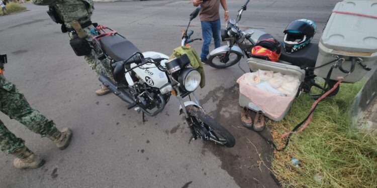 Repartidor de tortillas resulta herido tras chocar en motocicleta en el sector Barrancos