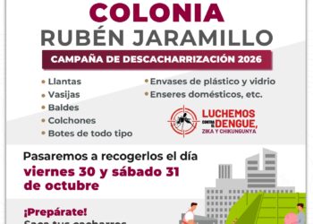 Invita Ayuntamiento de Culiacán a jornada de descacharrización en la colonia Rubén Jaramillo